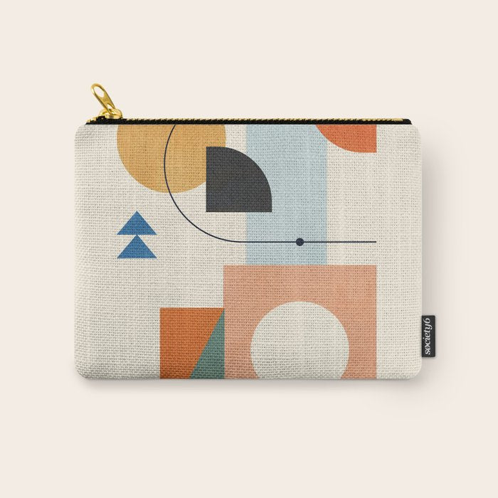 Geometric Color Play 02 Carry All Pouch Gallery Image 1