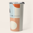 Geometric Color Play 02 Travel Mug Gallery Image 2