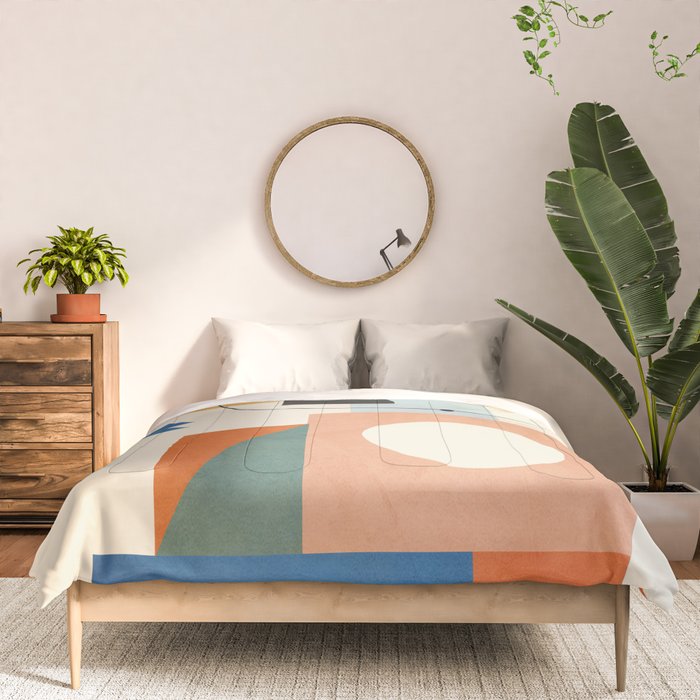 Geometric Color Play 02 Comforter Gallery Image 3
