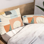 Geometric Color Play 02 Pillow Sham Gallery Image 2