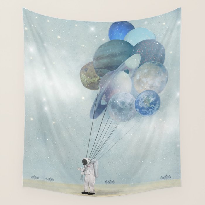 Space Walk Wall Tapestry Gallery Image 1