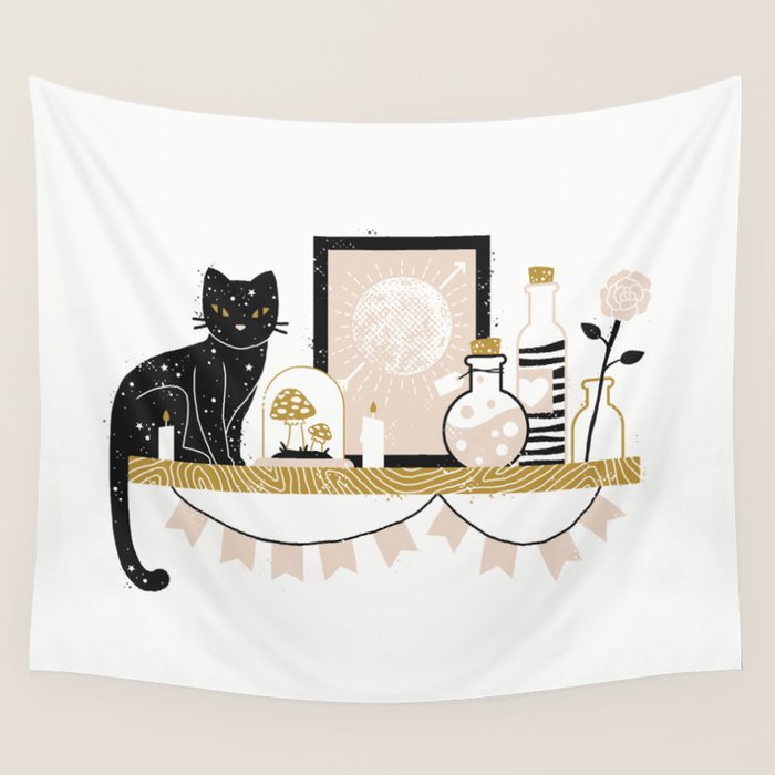 Magical Little Shelf Wall Tapestry Gallery Image 4