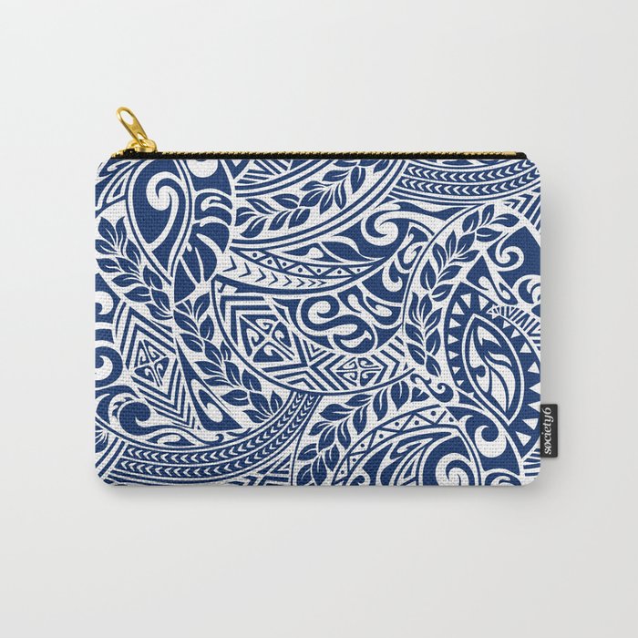 Hawaiian Tribal Pattern III Carry All Pouch Gallery Image 1