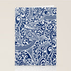 Hawaiian Tribal Pattern III Stationery Card Gallery Image 2