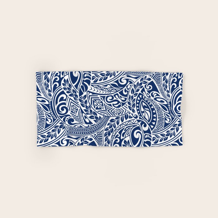 Hawaiian Tribal Pattern III Bath Towel Gallery Image 1