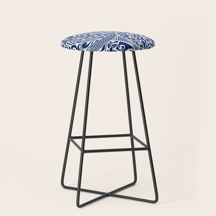 Hawaiian Tribal Pattern III Stool Gallery Image 1