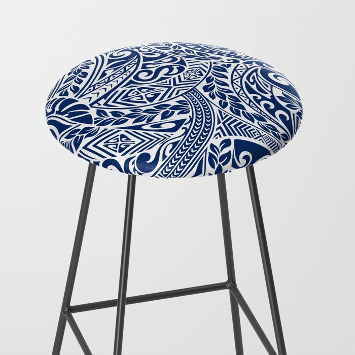 Hawaiian Tribal Pattern III Stool Gallery Image 2