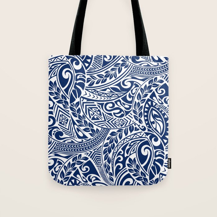 Hawaiian Tribal Pattern III Tote Bag Gallery Image 1