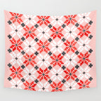 Christmas Quilt - pattern no2 Wall Tapestry Gallery Image 4
