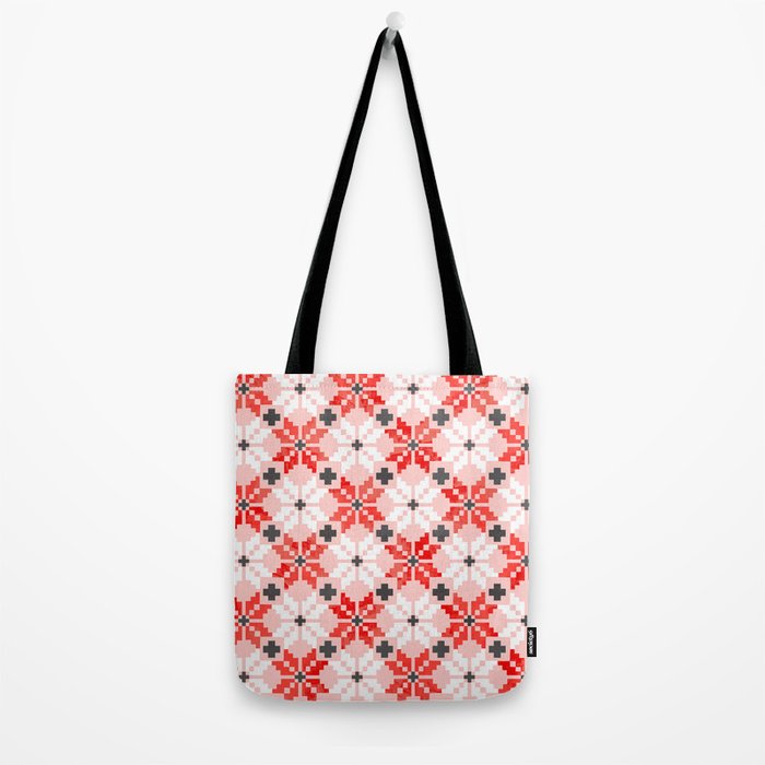 Christmas Quilt - pattern no2 Tote Bag Gallery Image 2