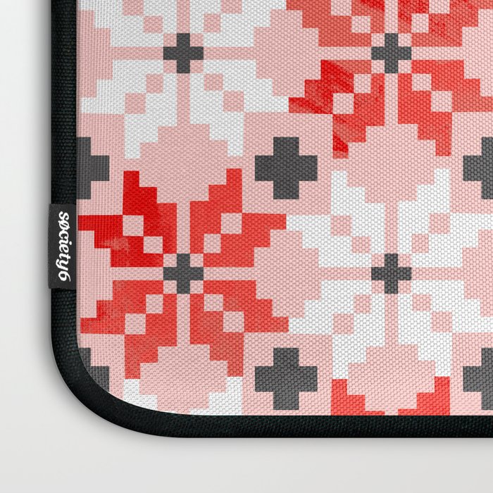 Christmas Quilt - pattern no2 Laptop Sleeve Gallery Image 3
