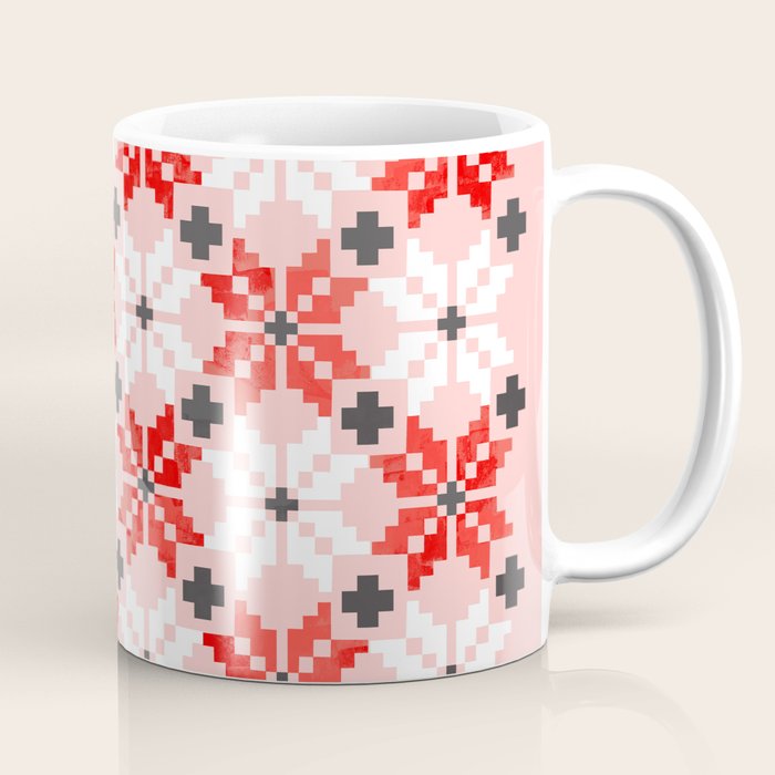 Christmas Quilt - pattern no2 Coffee Mug Gallery Image 1
