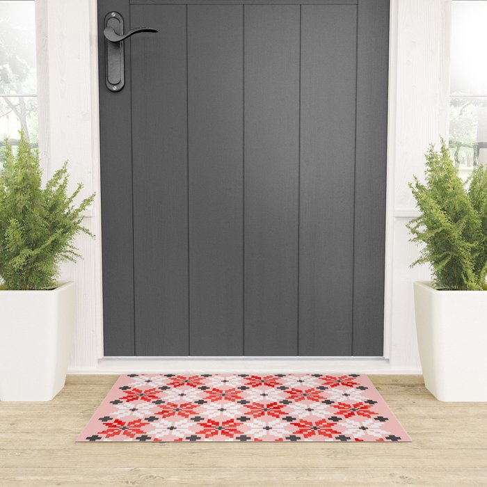 Christmas Quilt - pattern no2 Welcome Mat Gallery Image 3