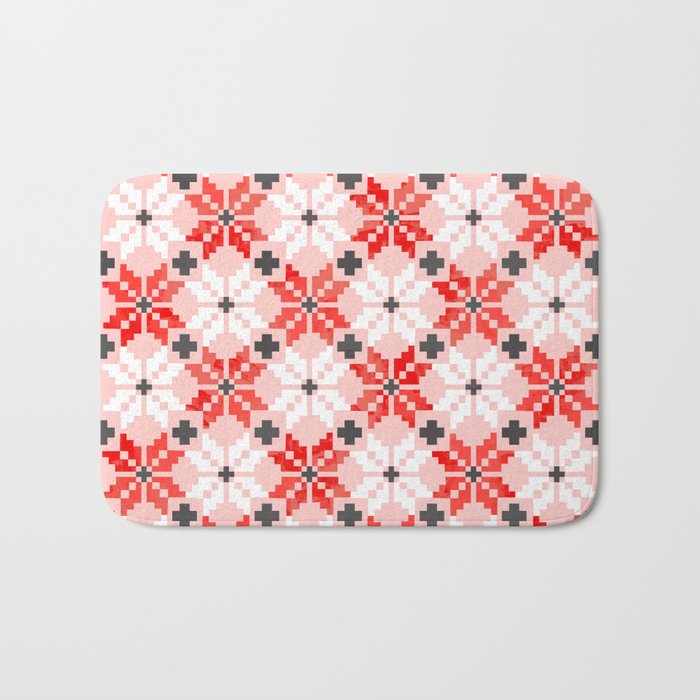 Christmas Quilt - pattern no2 Bath Mat Gallery Image 1