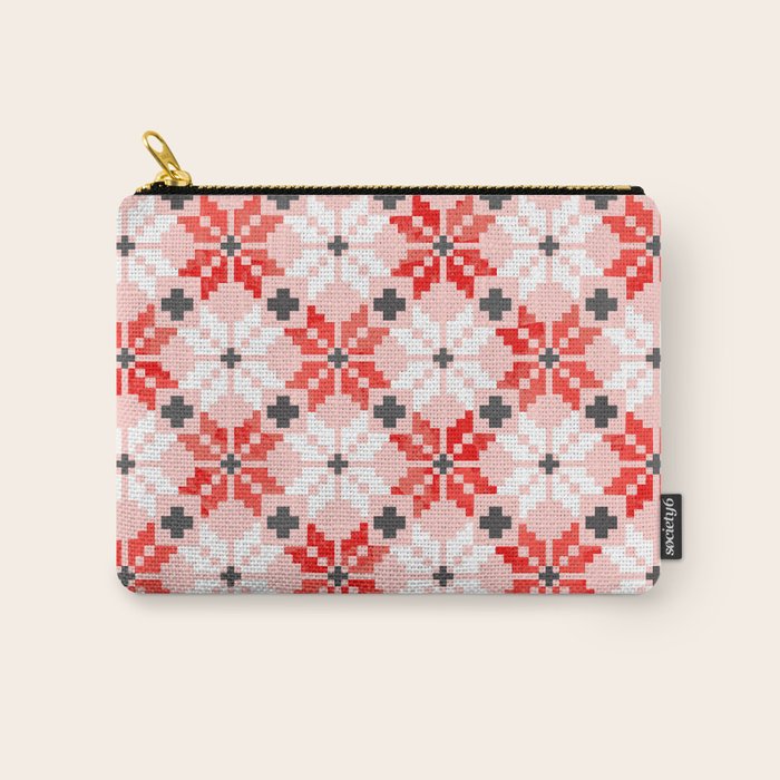 Christmas Quilt - pattern no2 Carry All Pouch Gallery Image 1