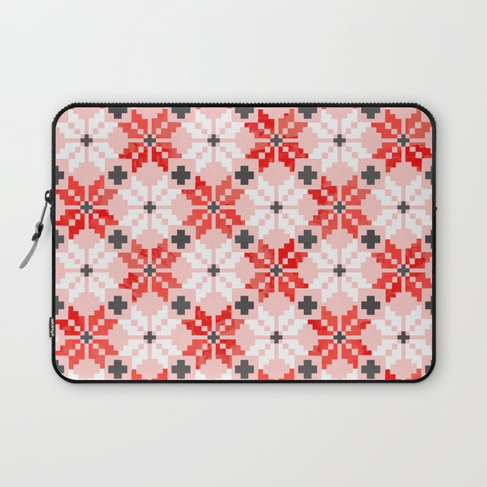 Christmas Quilt - pattern no2 Laptop Sleeve Gallery Image 1