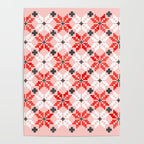 Christmas Quilt - pattern no2 Poster Gallery Image 4