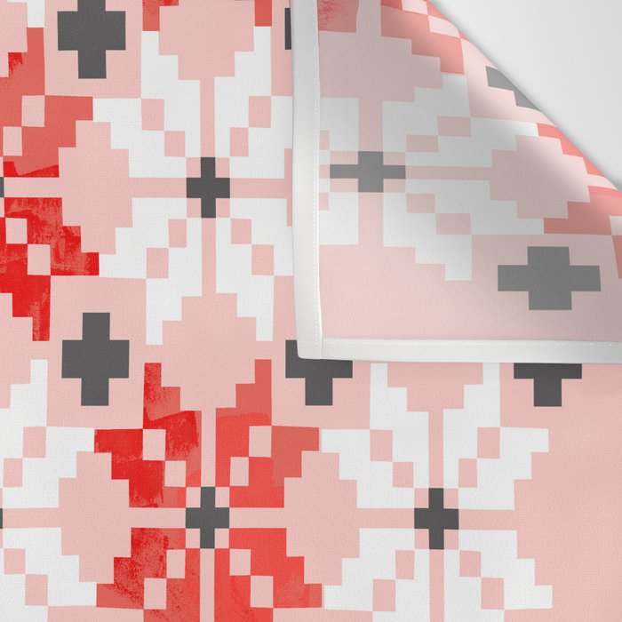 Christmas Quilt - pattern no2 Wall Tapestry Gallery Image 3