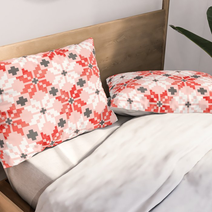 Christmas Quilt - pattern no2 Pillow Sham Gallery Image 2