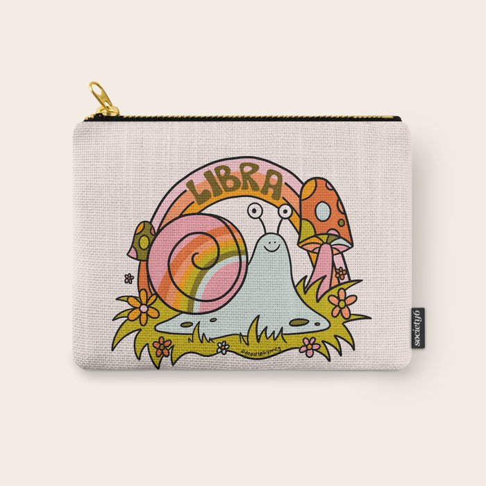 Libra Snail Carry All Pouch Gallery Image 1