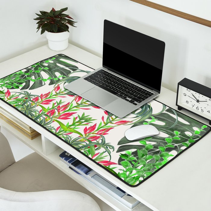 Watercolor Plants III Desk Mat Gallery Image 2