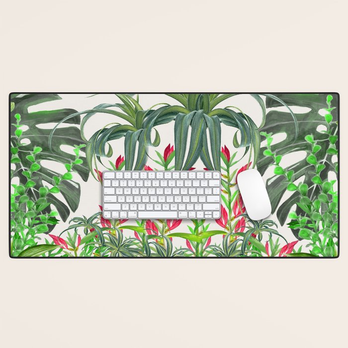 Watercolor Plants III Desk Mat Gallery Image 1