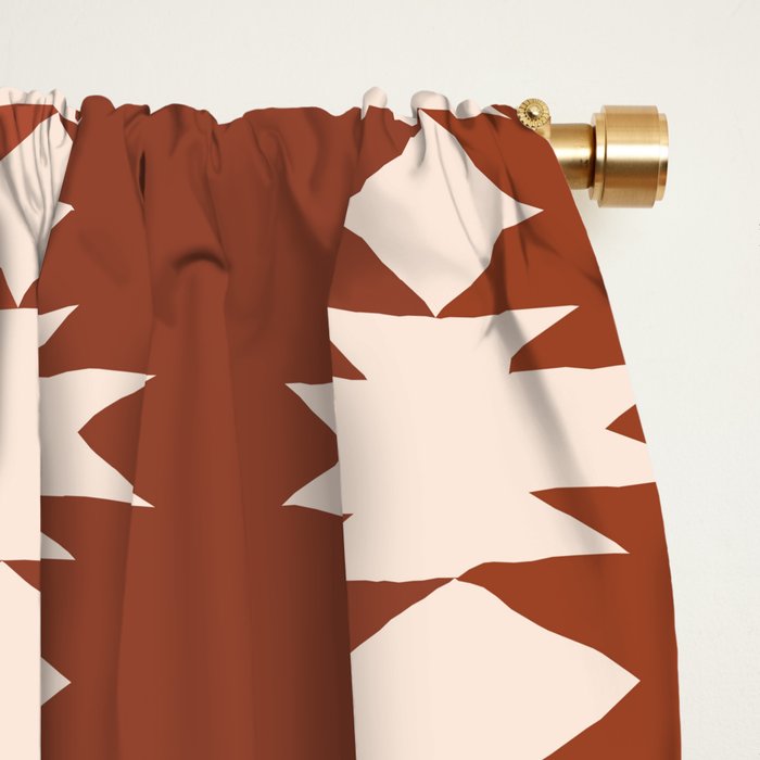 Geometric Southwestern Pattern XX Window Curtain Gallery Image 2