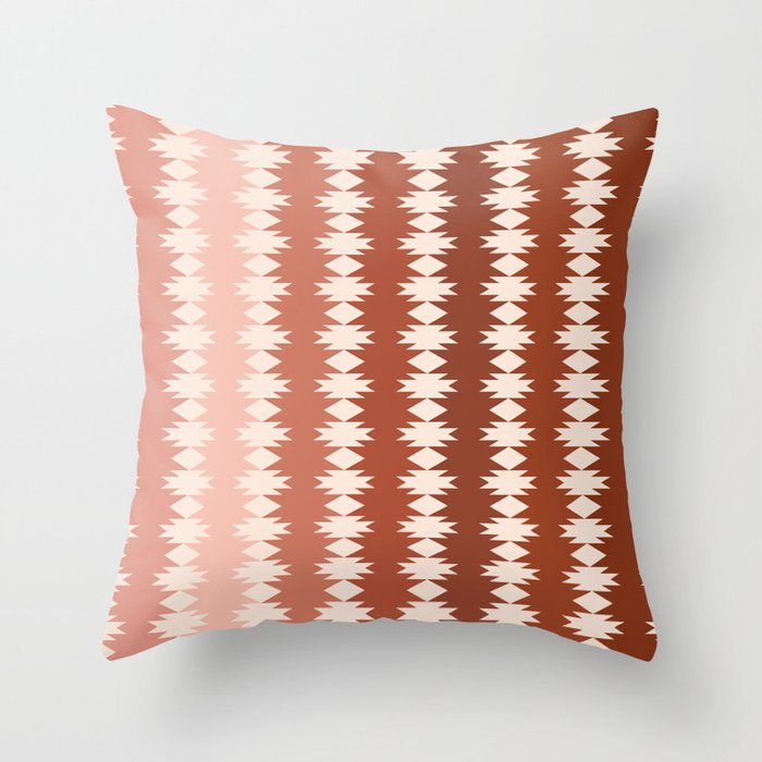 Geometric Southwestern Pattern XX Throw Pillow Gallery Image 1