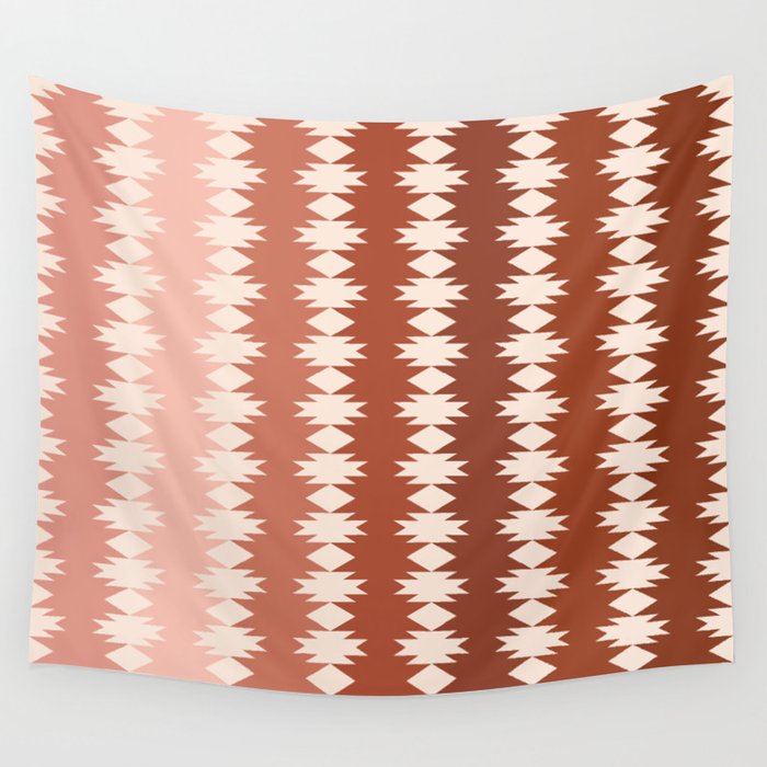 Geometric Southwestern Pattern XX Wall Tapestry Gallery Image 1