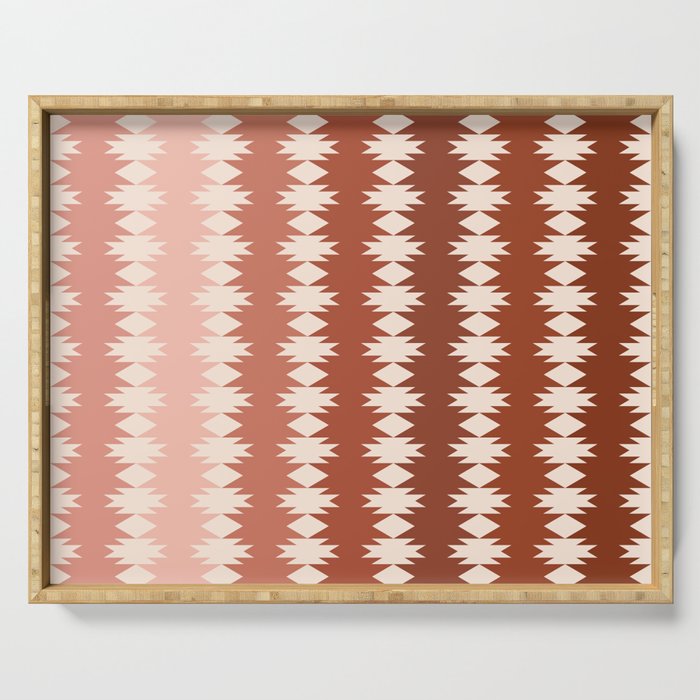 Geometric Southwestern Pattern XX Serving Tray Gallery Image 1