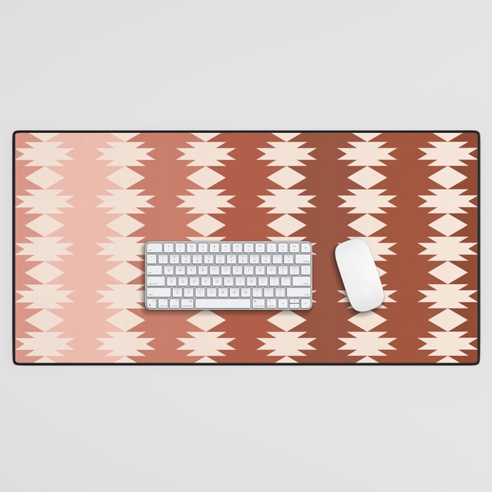 Geometric Southwestern Pattern XX Desk Mat Gallery Image 1