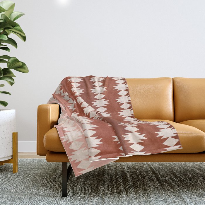 Geometric Southwestern Pattern XX Throw Blanket Gallery Image 1