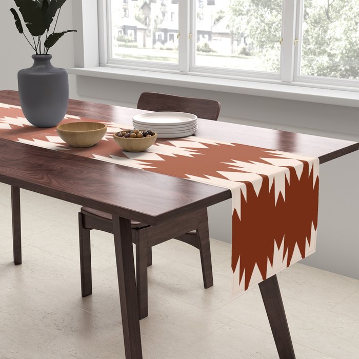 Geometric Southwestern Pattern XX Table Runner Gallery Image 2