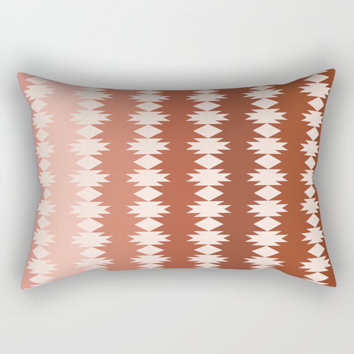 Geometric Southwestern Pattern XX Rectangular Pillow Gallery Image 1