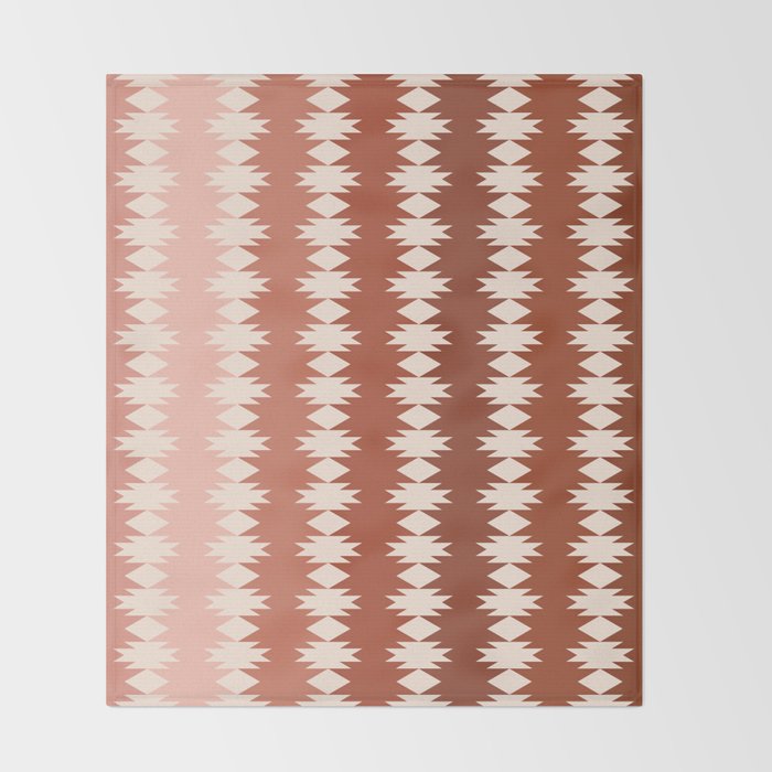 Geometric Southwestern Pattern XX Throw Blanket Gallery Image 2