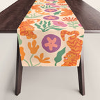 Whimsical and Fierce! // Tiger Pattern Table Runner Gallery Image 1
