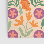 Whimsical and Fierce! // Tiger Pattern Poster Gallery Image 3