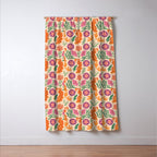 Whimsical and Fierce! // Tiger Pattern Window Curtain Gallery Image 3