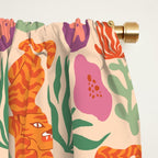 Whimsical and Fierce! // Tiger Pattern Window Curtain Gallery Image 2
