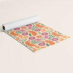 Whimsical and Fierce! // Tiger Pattern Yoga Mat Gallery Image 2