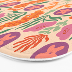 Whimsical and Fierce! // Tiger Pattern Bath Mat Gallery Image 3