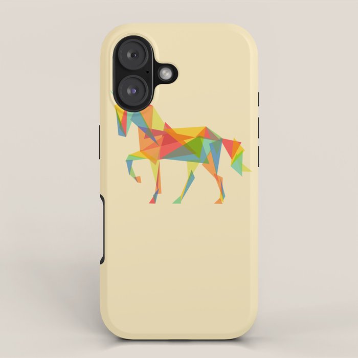 Fractal Geometric Unicorn iPhone Case Gallery Image 1