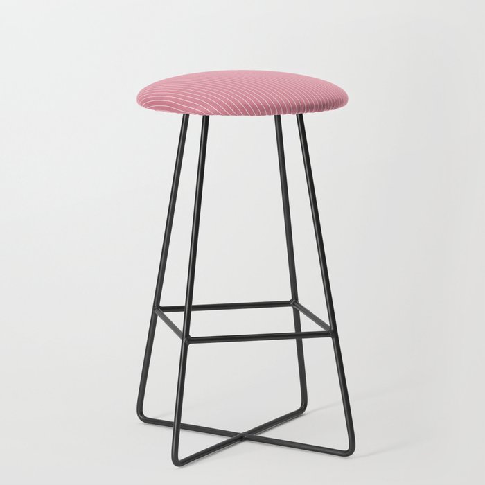 Minimal Arch XVIII 90s Pink Modern Geometric Lines Stool Gallery Image 1