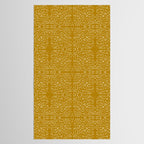 Celestial Stars Art, Mustard Yellow, Boho Wall Art Tablecloth Gallery Image 2