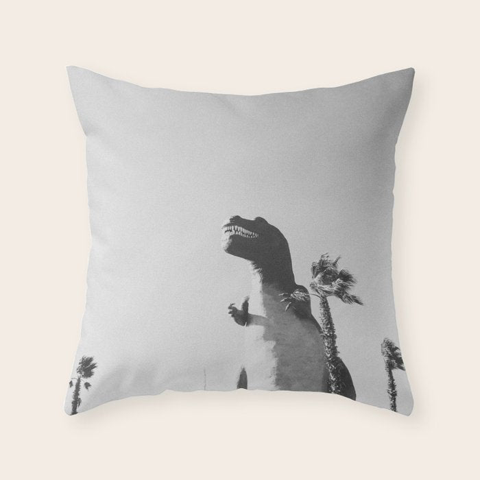 DINO / Cabazon Dinosaurs, California Throw Pillow Gallery Image 6