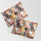 Cats Pattern Pillow Sham Gallery Image 3