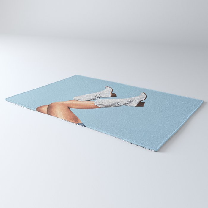 These Boots - Glitter Blue Landscape Rug Gallery Image 3