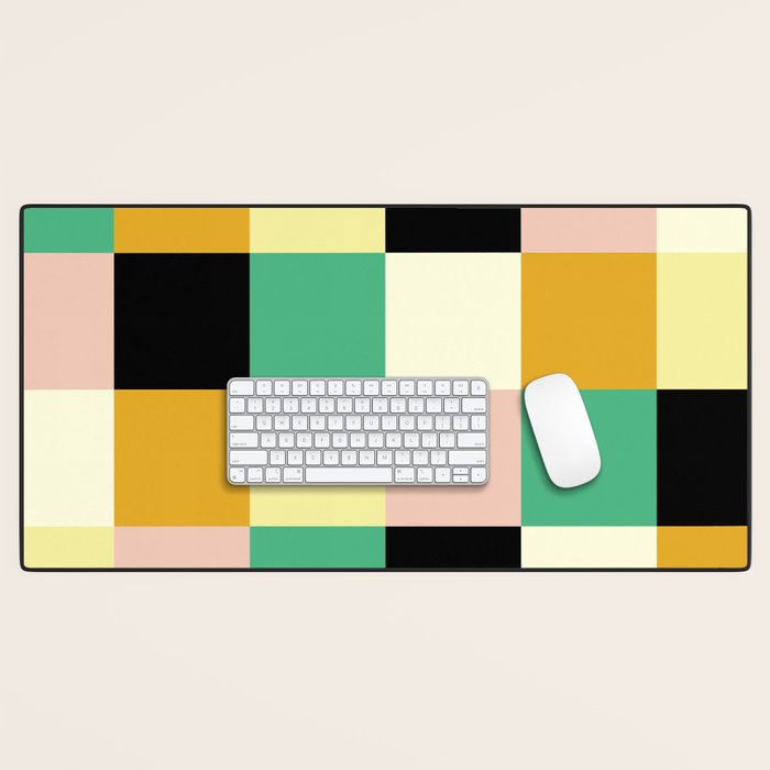 Bold Colorful Checks Pattern - Large XXXIII Desk Mat Gallery Image 1