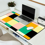 Bold Colorful Checks Pattern - Large XXXIII Desk Mat Gallery Image 2