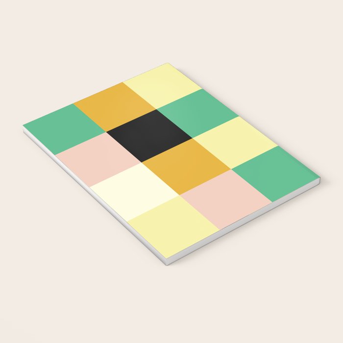Bold Colorful Checks Pattern - Large XXXIII Notebook Gallery Image 3